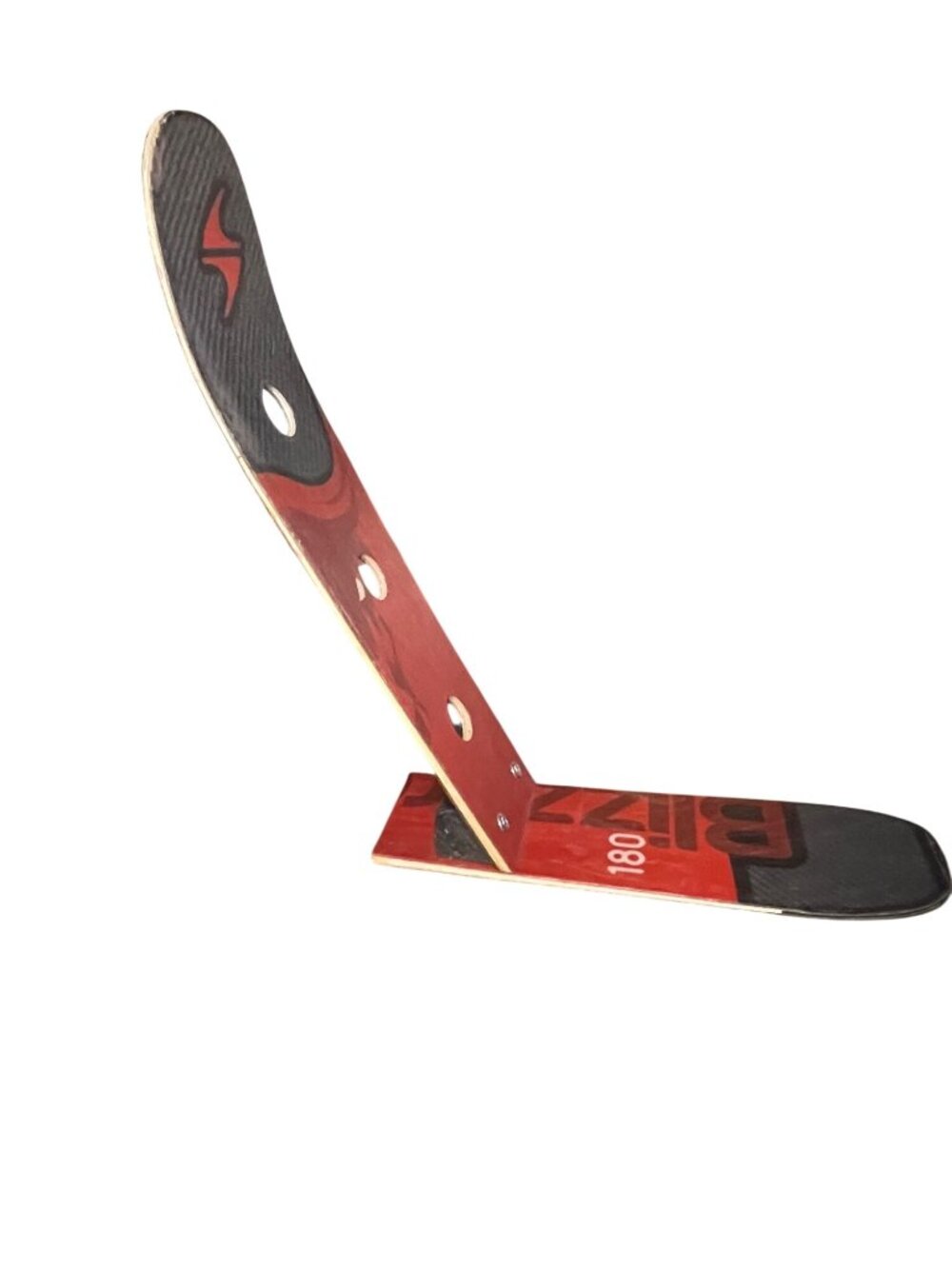Blizzard Ski Wine Bottle Holder - Red & Black Carbon Fiber Design